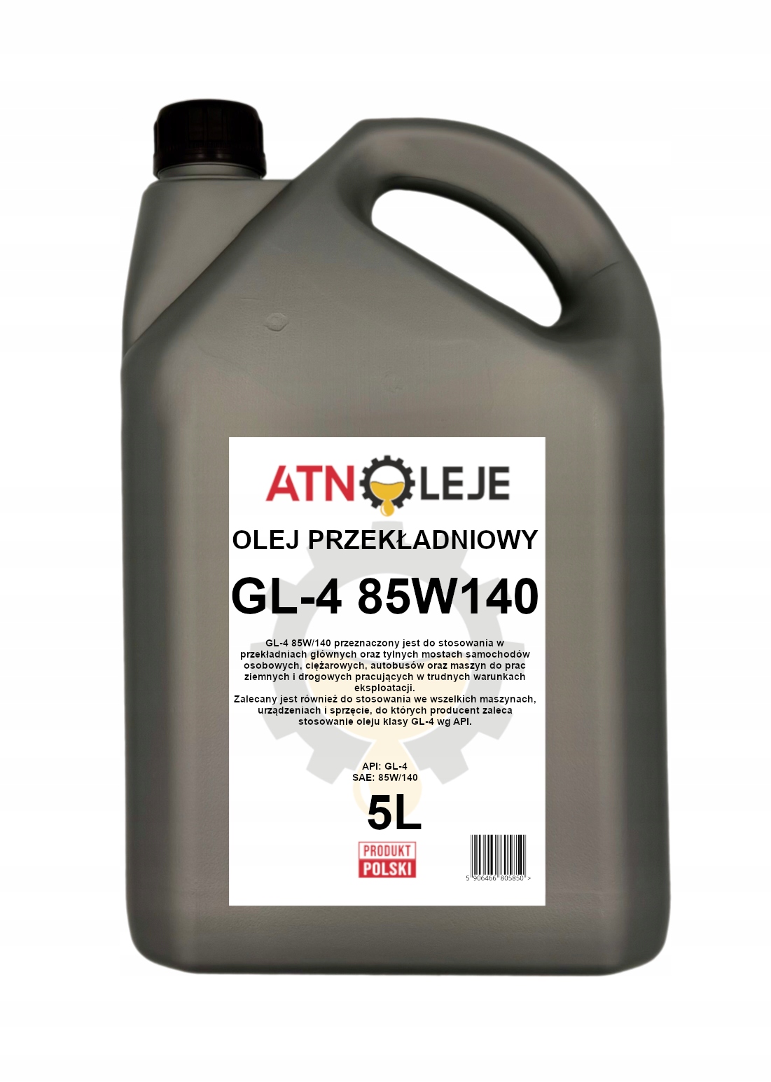 Olej Przekładniowy GL-4 85W140 5L