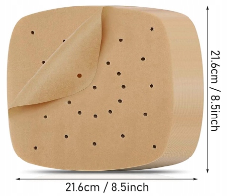 100x WKŁADÓW AIR FRYER PAPIER DO FRYTKOWNICY BEZTŁUSZCZOWEJ PIECZENIA DUŻE Kod producenta Roarmax7