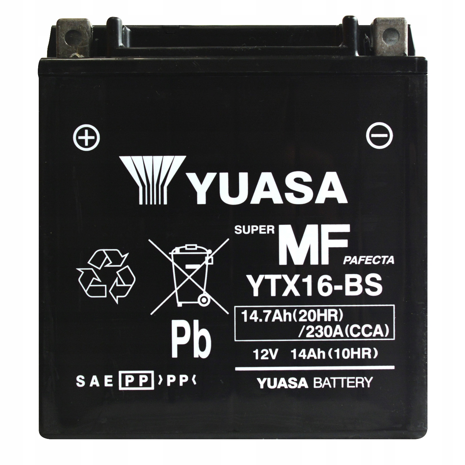 Yuasa YTX16-BS 12V 14,7AH 230A Uruchomiony!!!