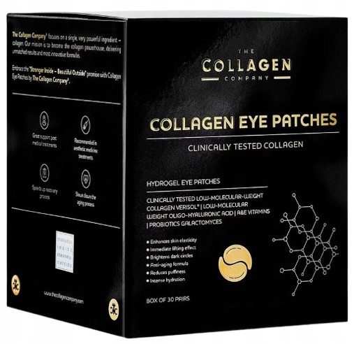 The Collagen Company Eye Patches Kolagenowe płatki pod oczy 30 par