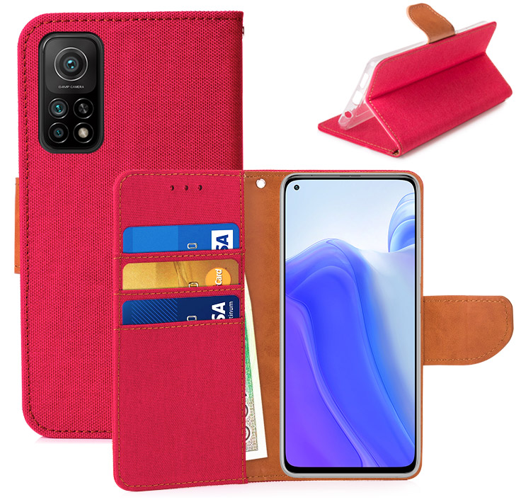 

Etui Portfel Canvas Do Xiaomi Mi 10T / 10T Pro