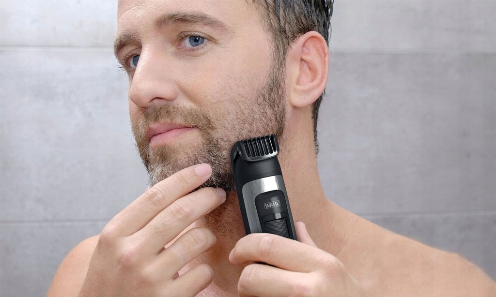 Zestaw Trymer Wahl 1065-3999 Aqua Blade + Olejek do brody Szybkie ładowanie Model 1065-3999