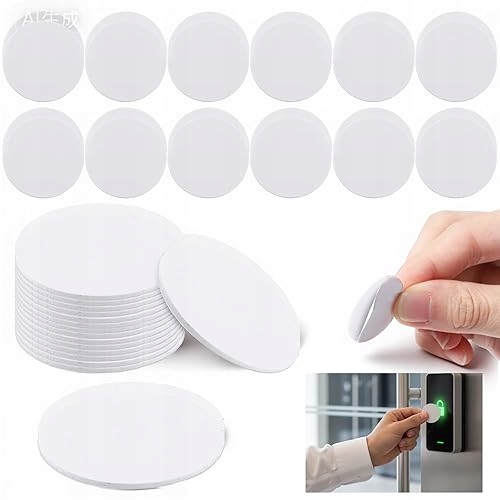 KARTY NFC NTAG215 NAKLEJKI RFID 504 BAJTY DO ZAPISU ZESTAW 30 SZT.