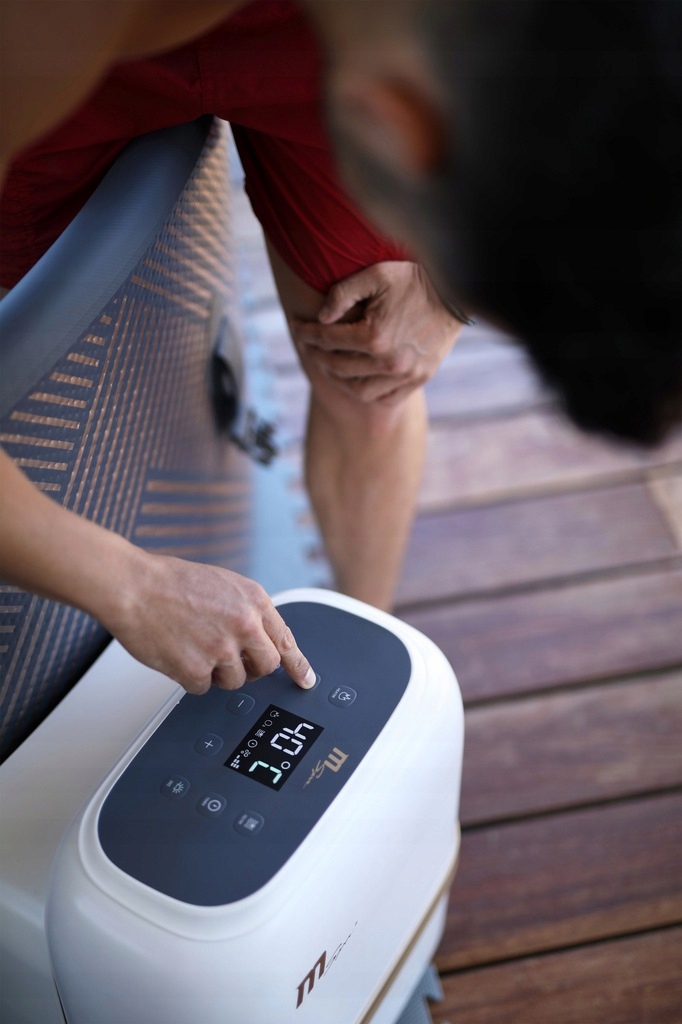 SPA BASEN Z MASAŻEM DMUCHANE POMPOWANE OGRODOWE PRZENOŚNE NAVAL WIFI 6os Głębokość 63 cm