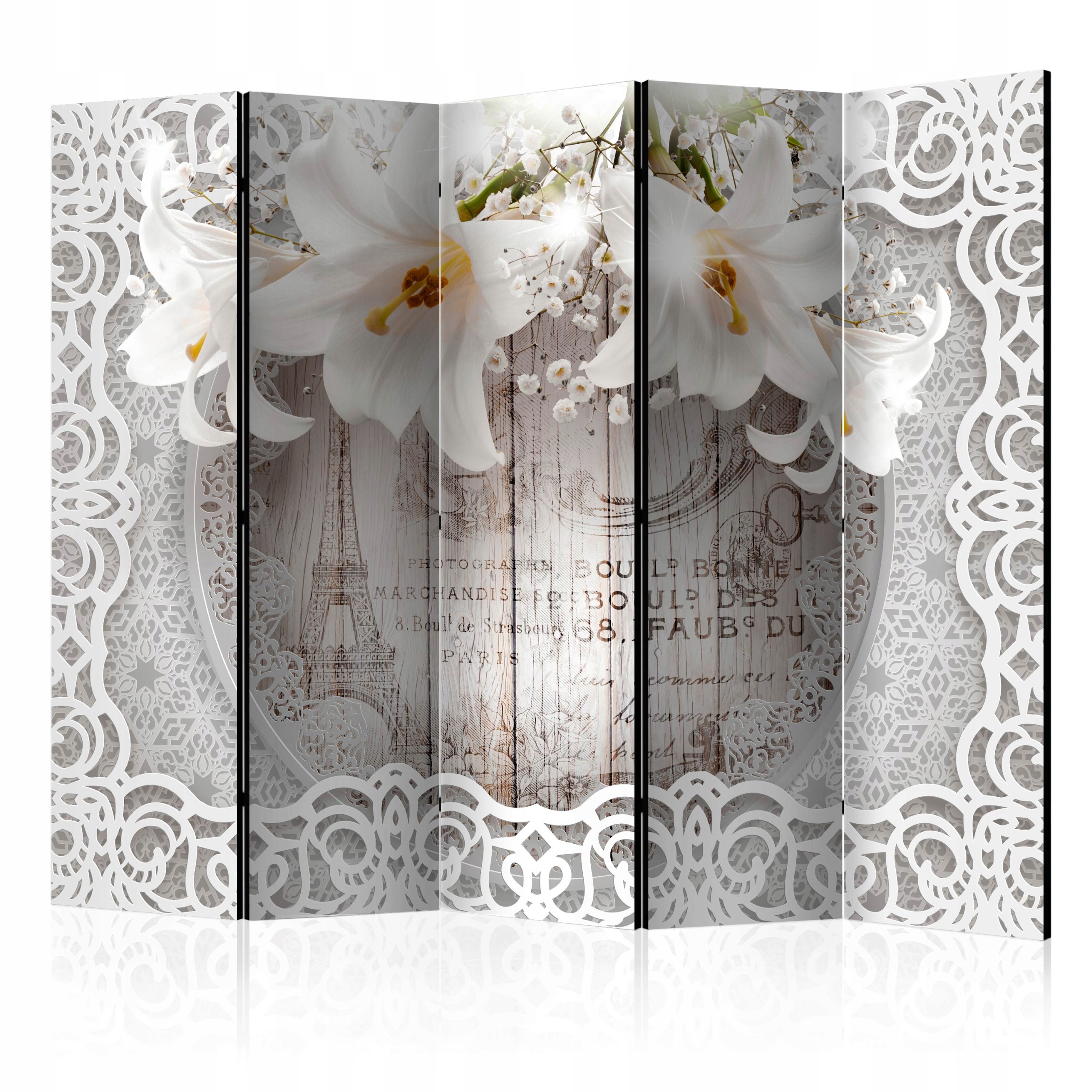 murando Parawan Dekoracyjny 2-STRONNY b-C-0212-z-c