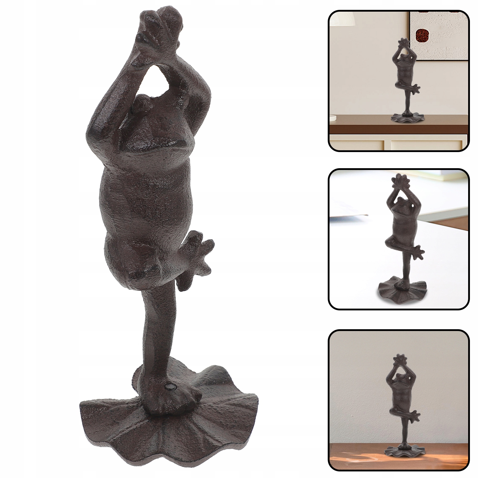 Żeliwna statua żaby Żelazna statua zwierzęcia Liczba elementów w zestawie 0 szt.