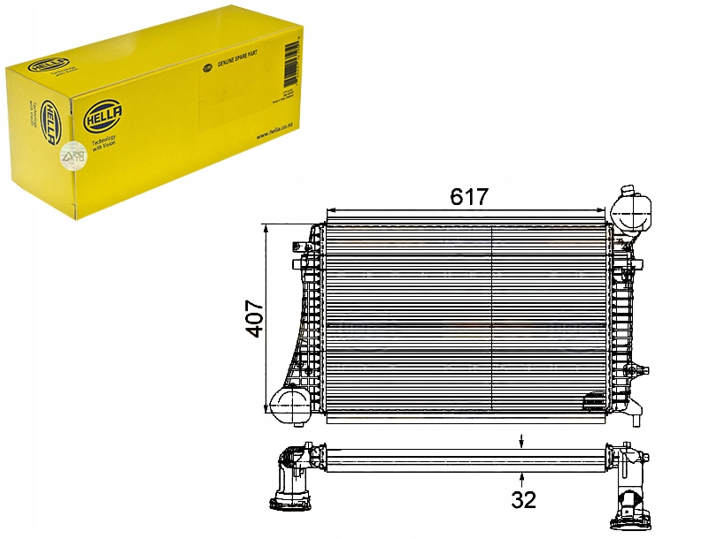 HELLA INTERCOOLER 047021N
