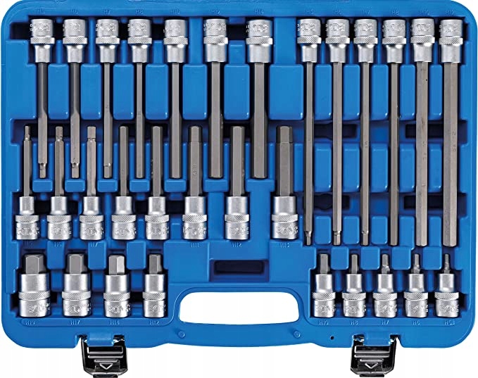 Sada 30 kusů 1/2" imbusového nástavce Bgs