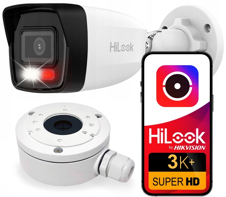 Ip Kamera 6MPX Hikvision Hilook Smart Hybrid Light Poe Montážna Plechovka