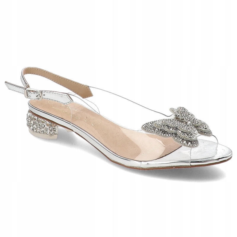Stříbrné sandály S.Barski Elegantní dámská obuv