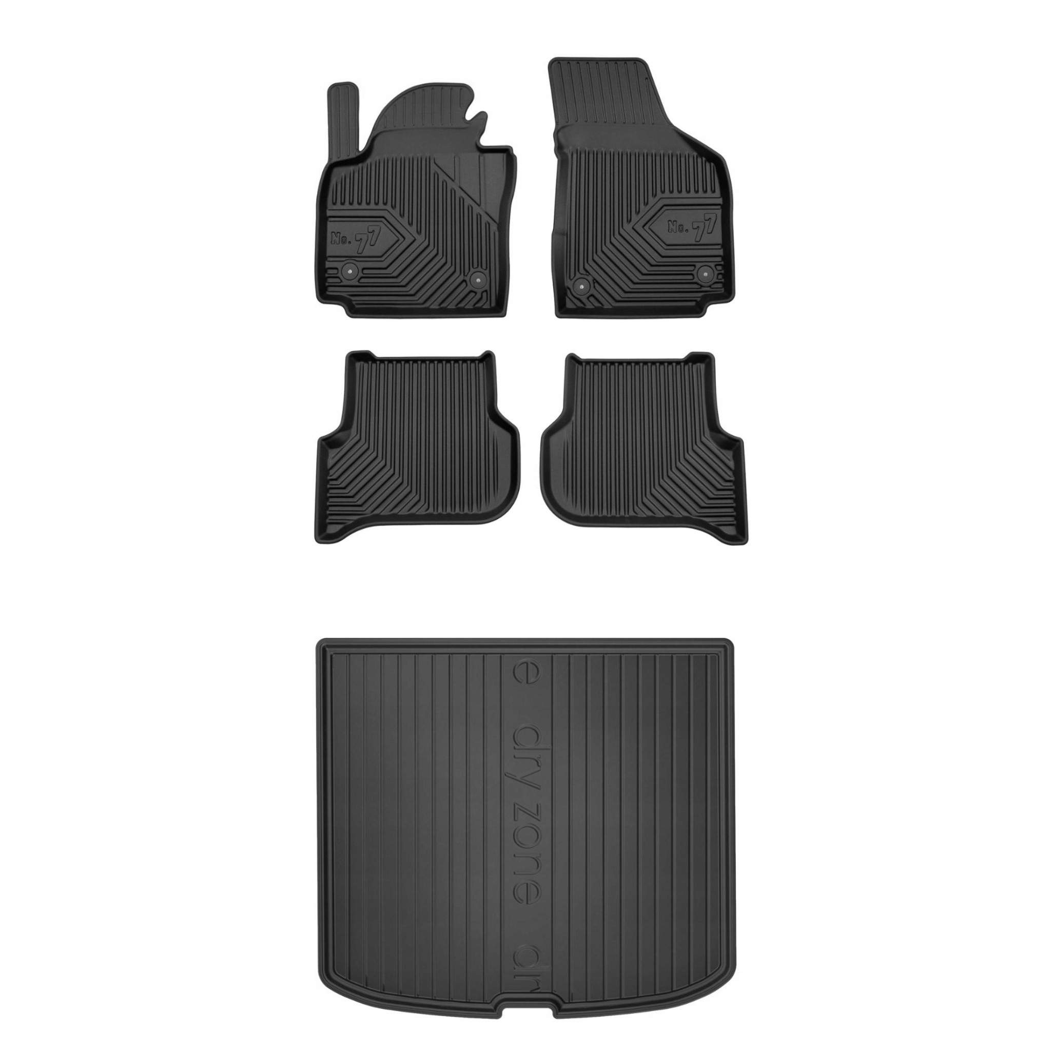 Sada gumových kobercov a rohoží pre Seat Altea XL