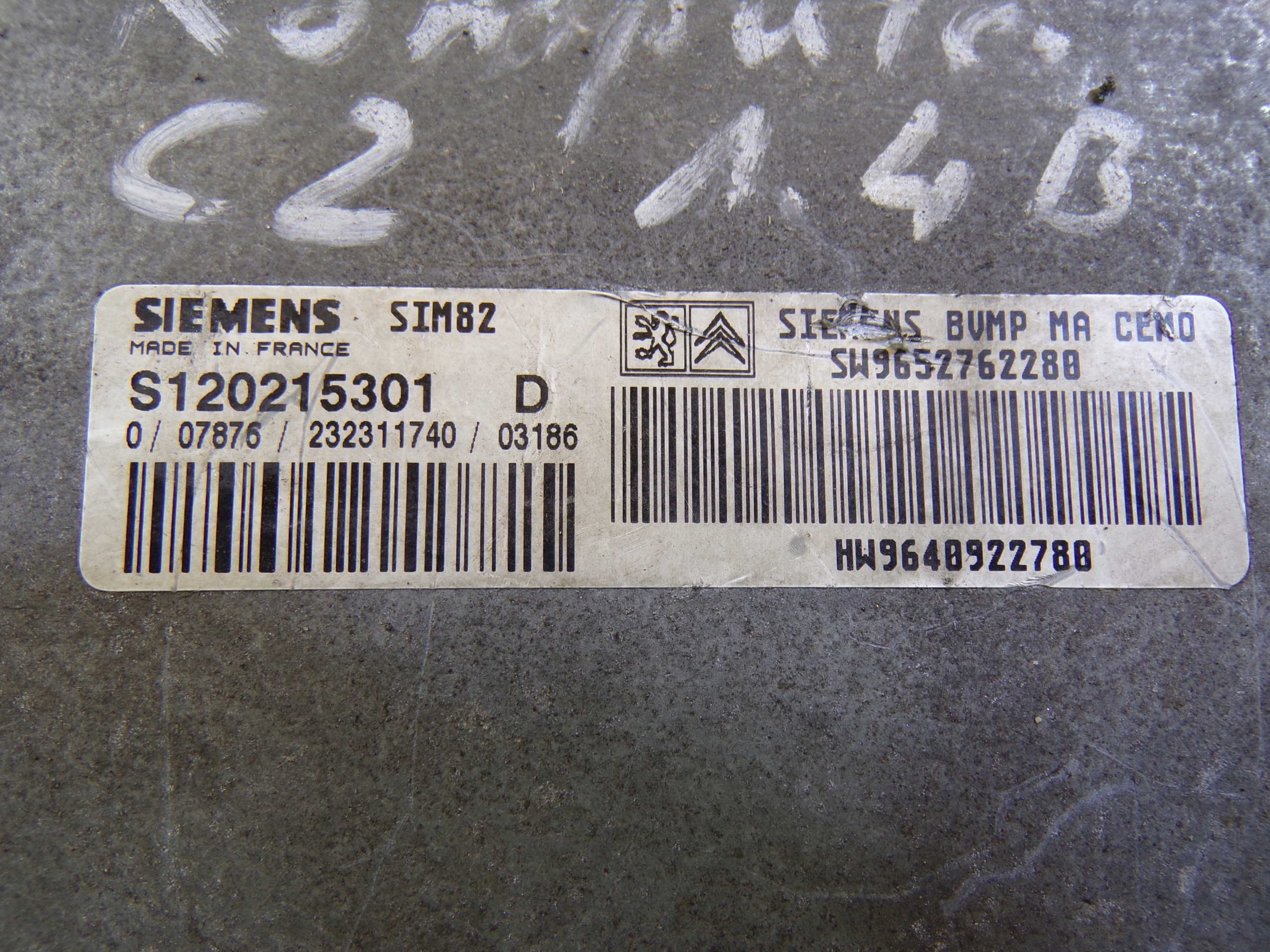 Bedienteil Getriebe getriebe CITROEN C2 S120215301