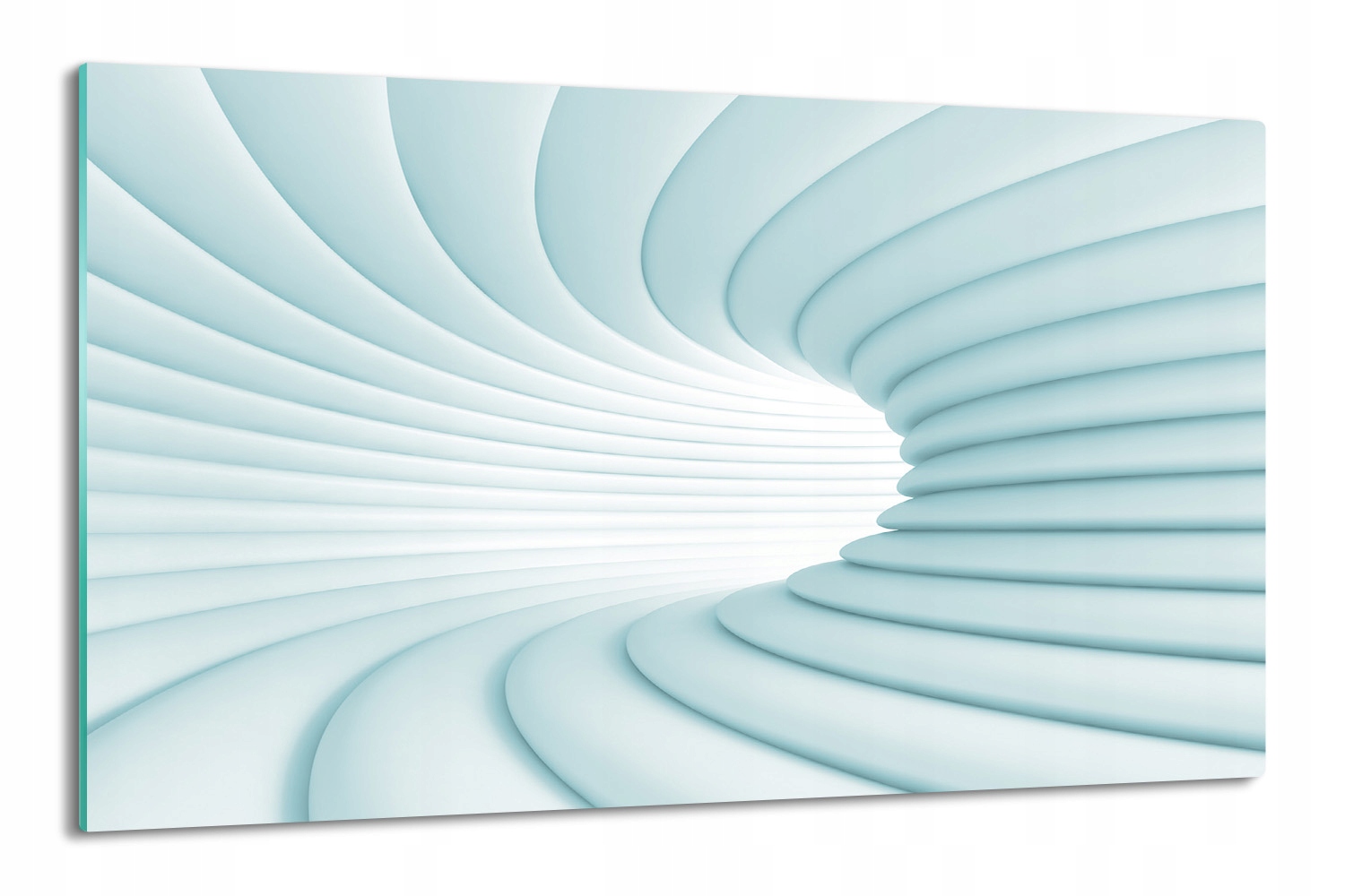 skleněná krytka splashback 80x52 s foto 3D tunelem