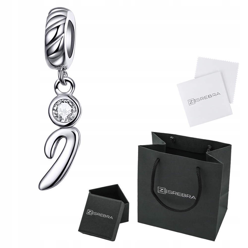 

Charms Litera I do Pandora srebro 925 zawieszka