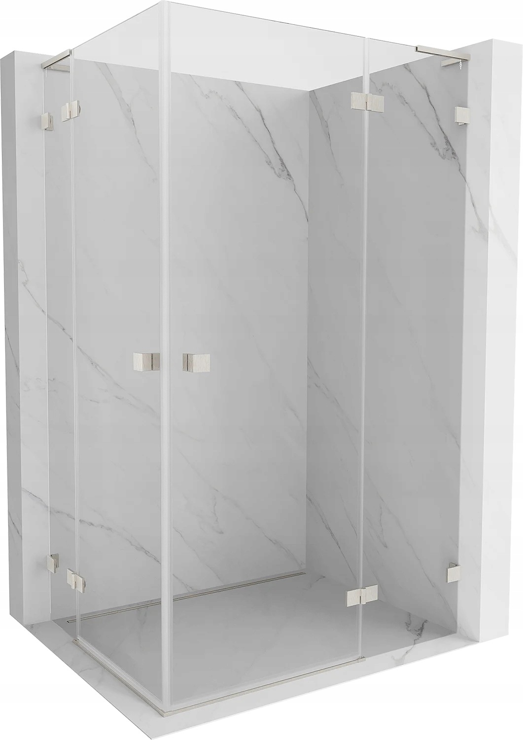 Mexen Lunar L Duo kabina prysznicowa uchylna prawa 115 x 70 cm, transparent