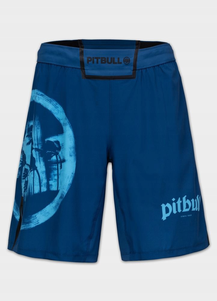 Męskie Spodenki treningowe Grappling Pitbull Logo Palms płaskie szwy