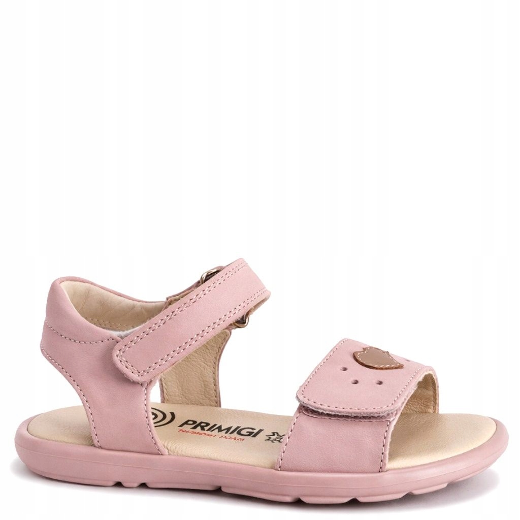 Primigi 1416700- dziewczęce sandały barefoot na rzepy, skóra 27