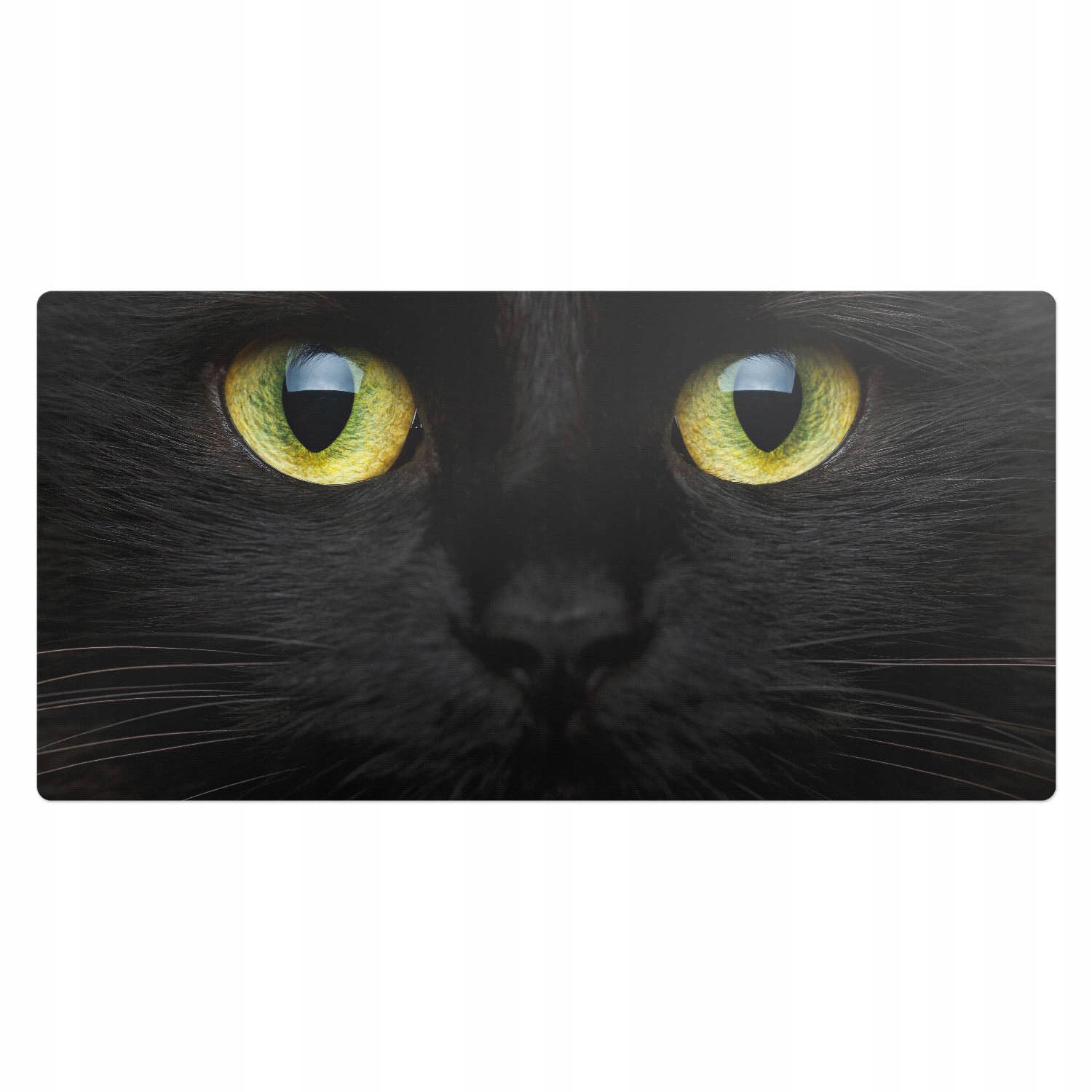 Vinylová podložka na stůl s grafikou Zblízka na kočičí oči 100 x 50 cm