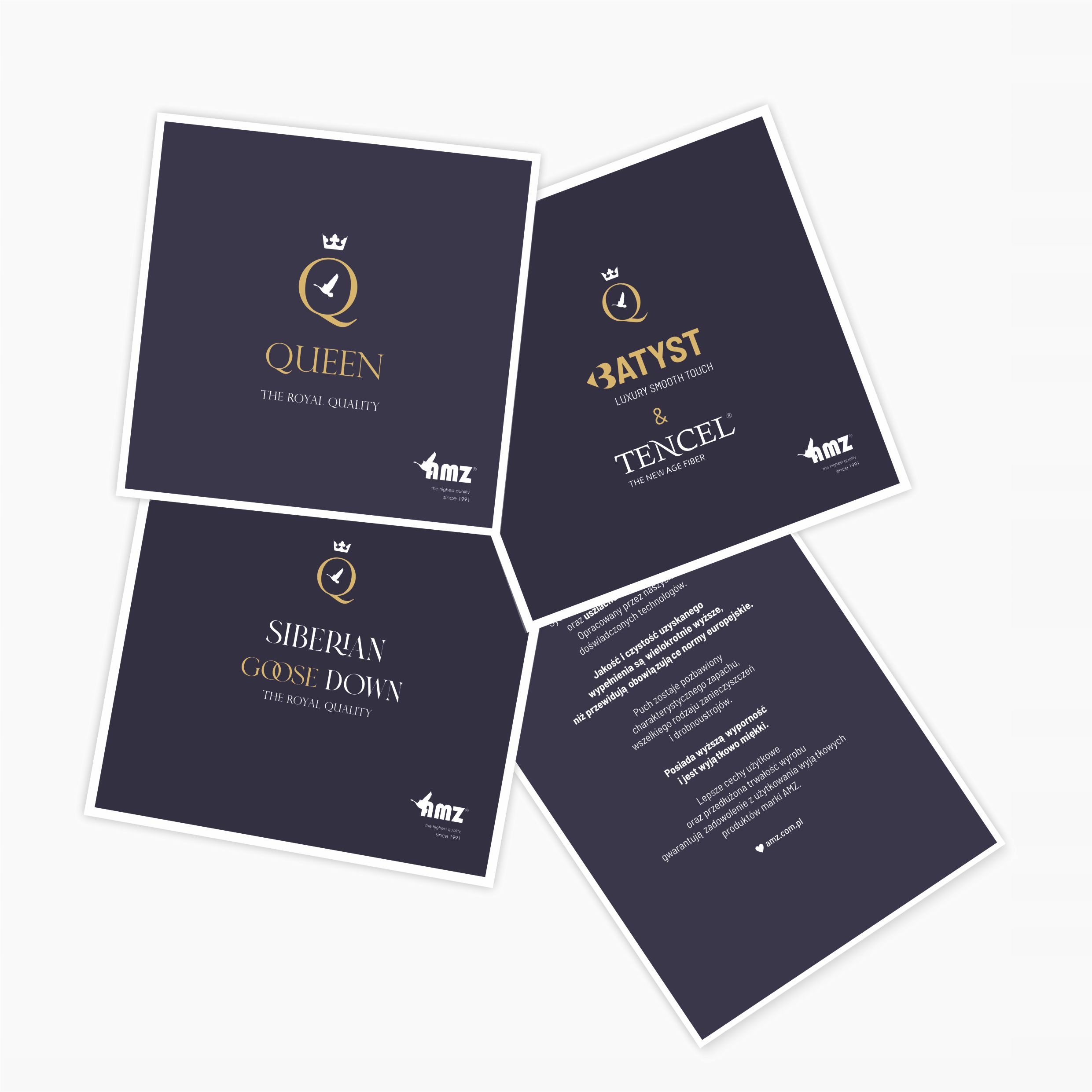 Poduszka firm 50x70cm QUEEN puch gęsi 100% od AMZ EAN (GTIN) 5903887147798