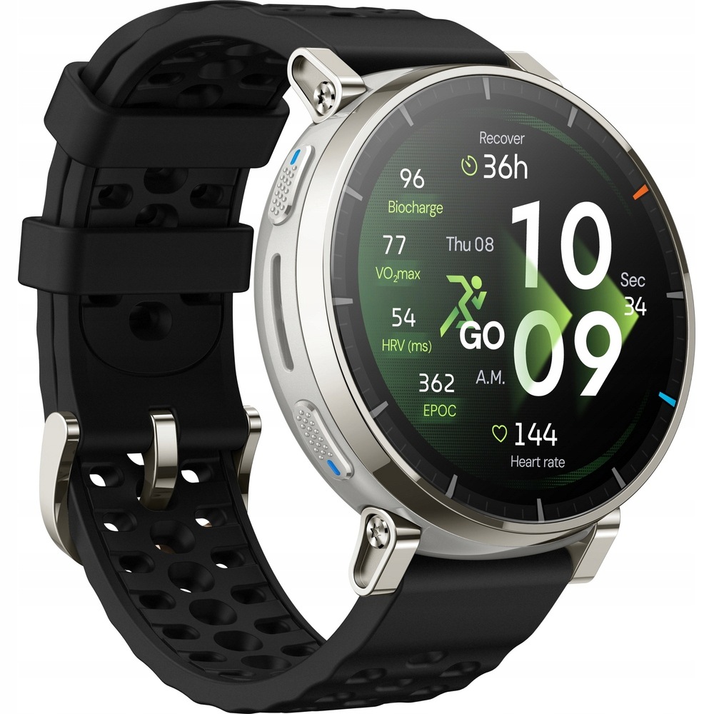 Okosóra Amazfit Active 3 Premium Apex Silver