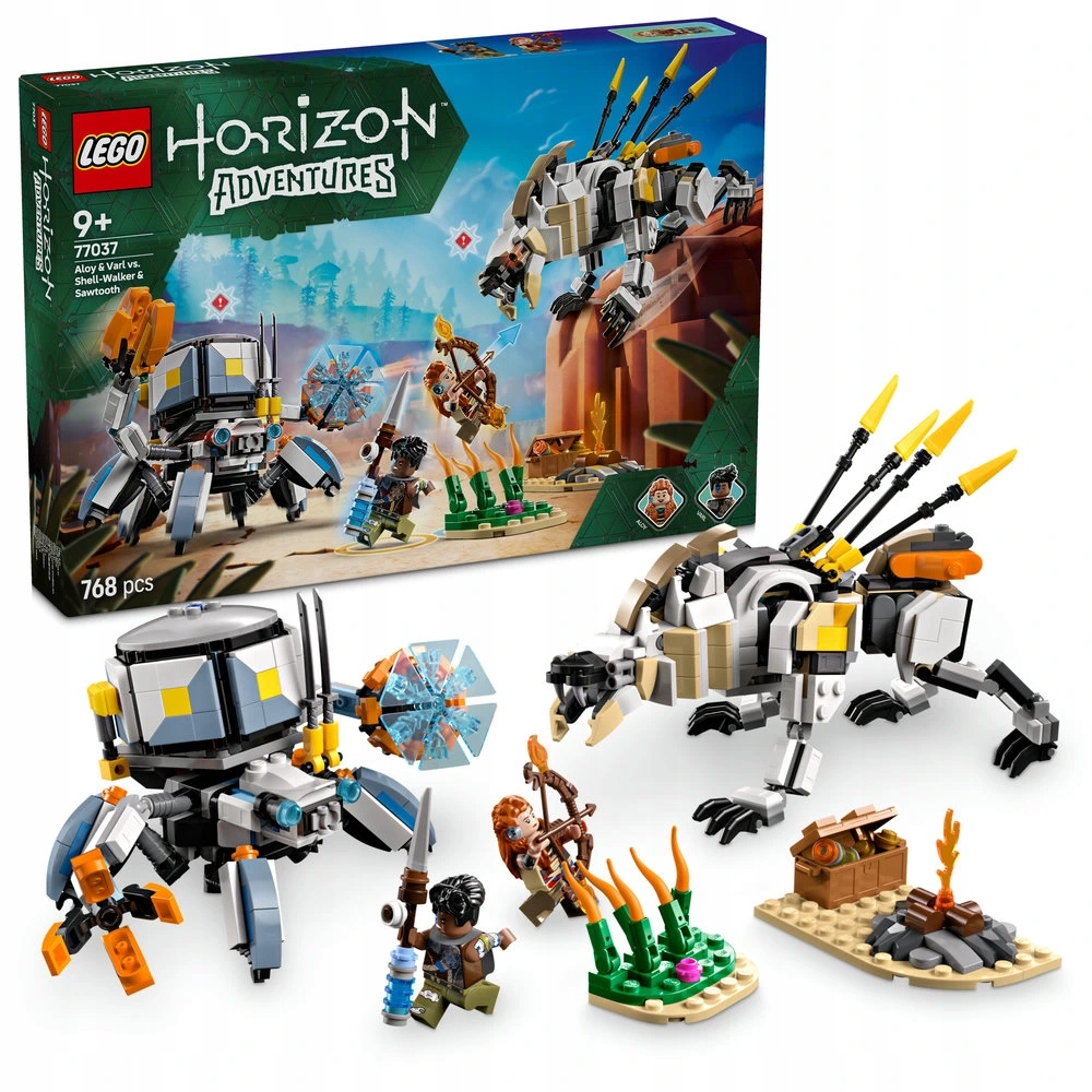 Lego Horizon Adventures 77037 Aloy a Varl vs. Shell-Walker a Sawtooth