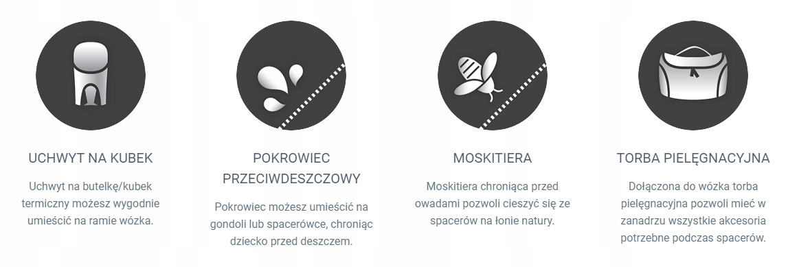 BEBETTO zestaw 3w1 FLAVIO + fotelik Kite PRO 02 Wysokość produktu 121 cm