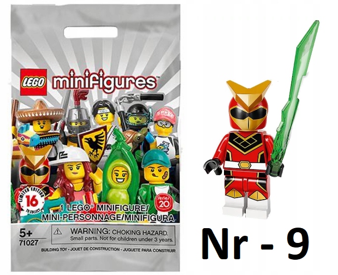 

Lego 71027 Minifigures Wojownik Nr 9