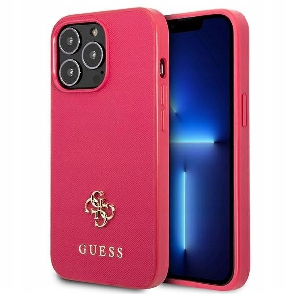 Guess GUHCP13LPS4MF iPhone 13 Pro 13 6,1" różowy/pink hardcase Saffi