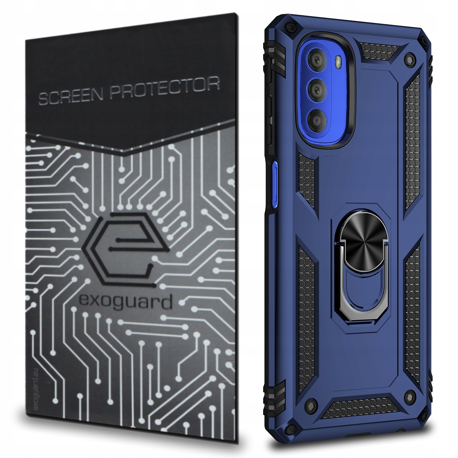 

Case Etui Pancerne+szkło do Motorola Moto G51 5G
