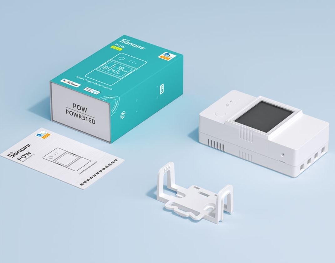 Sonoff POWR320D Pomiar prądu WiFi eWelink - 20A Rodzaj inny