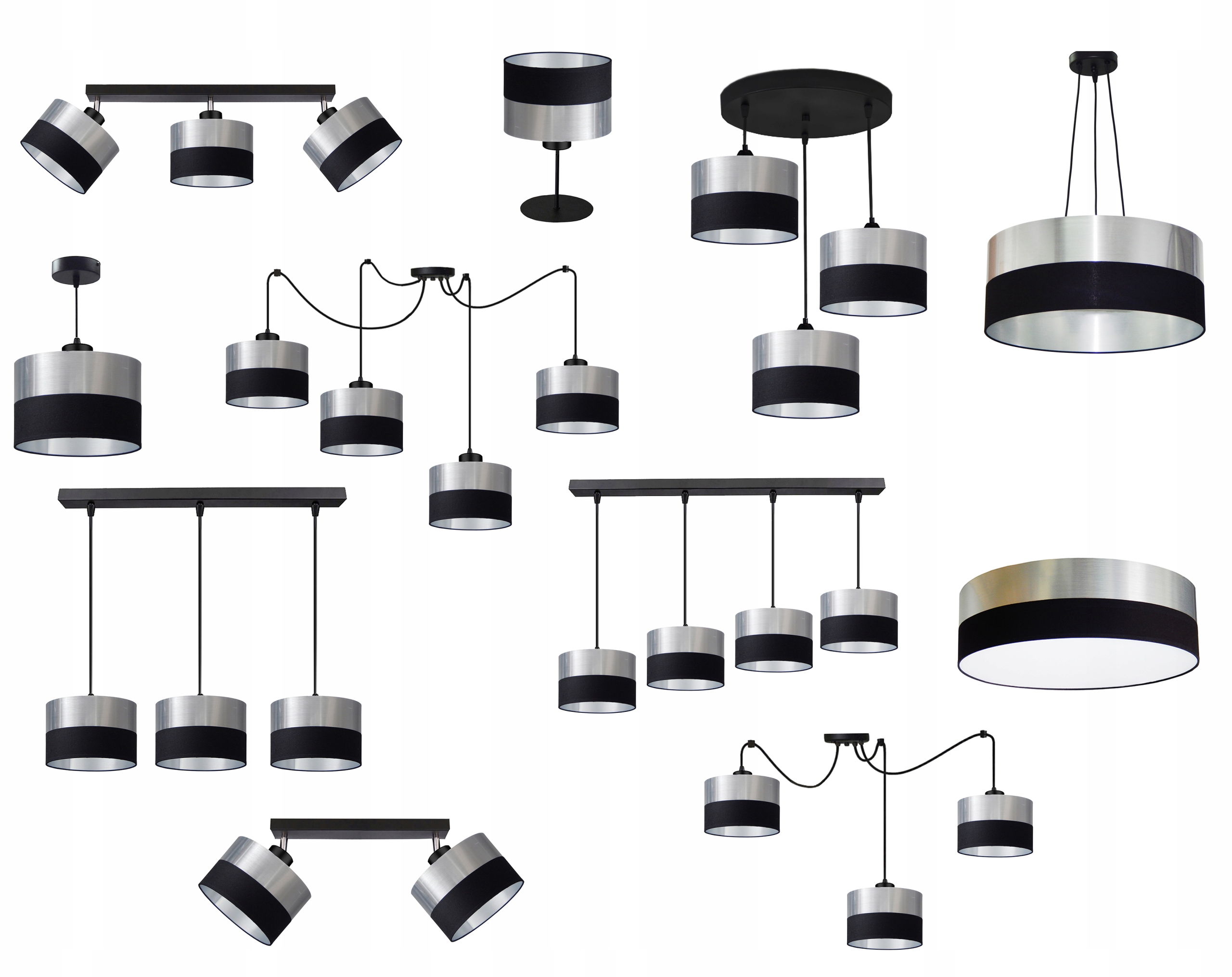 LAMPA PLAFON SUFITOWY PB-3C/M LED, LOFT E27 ABAŻUR Marka Adex