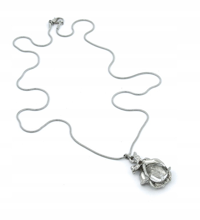 

Naszyjnik Róża Z Kryształem Górskim