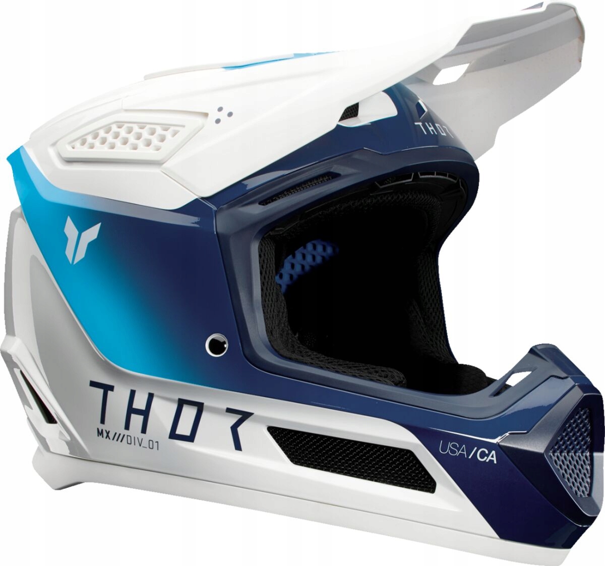 Prilba Na Cross Thor Fleet Storm Biela/navy Biela S
