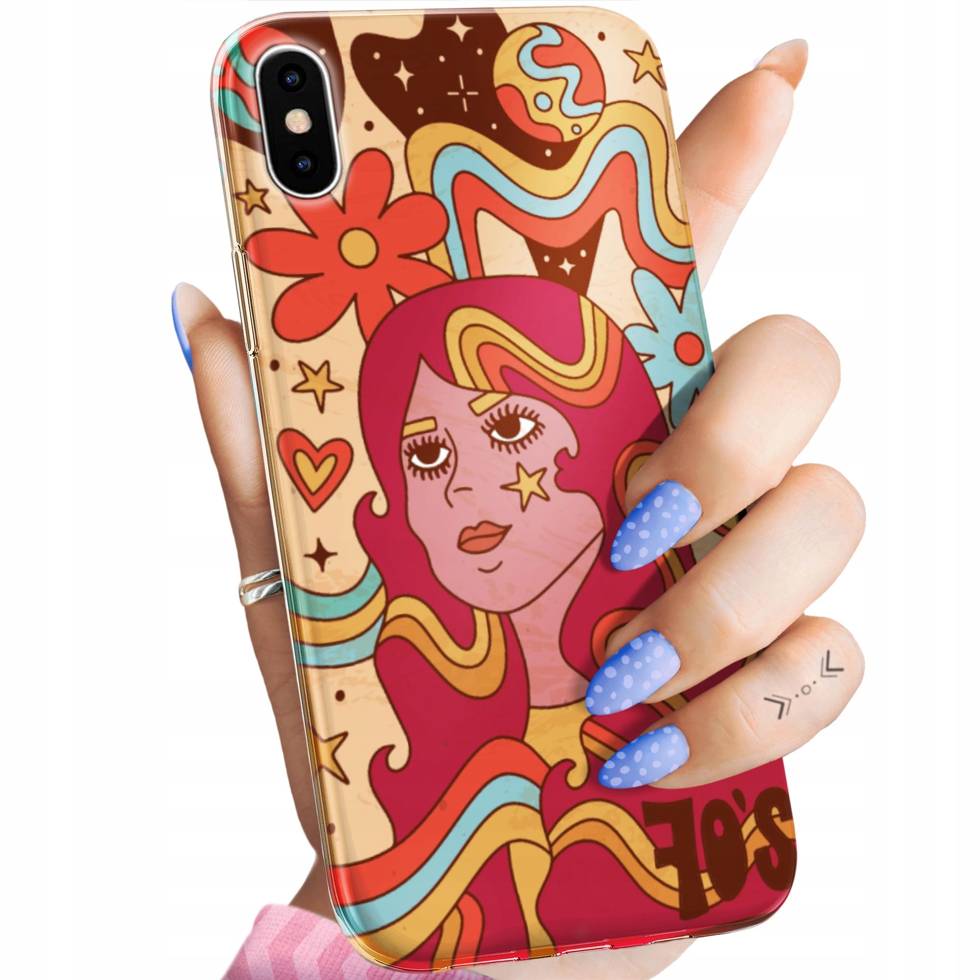 Etui Do Iphone Xs Max Hippie Peace Hippisi Obudowa Pokrowiec Case