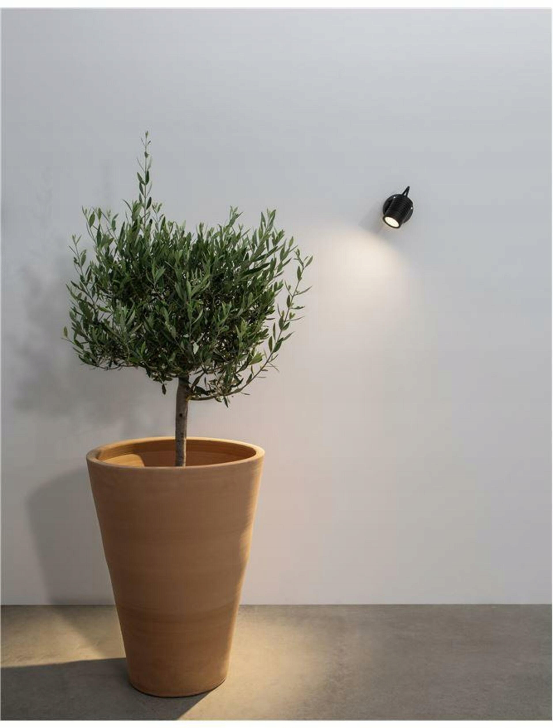 Nova Luce venkovní nástěnné svítidlo Fend černý hliník a sklo Led 10W 3000K