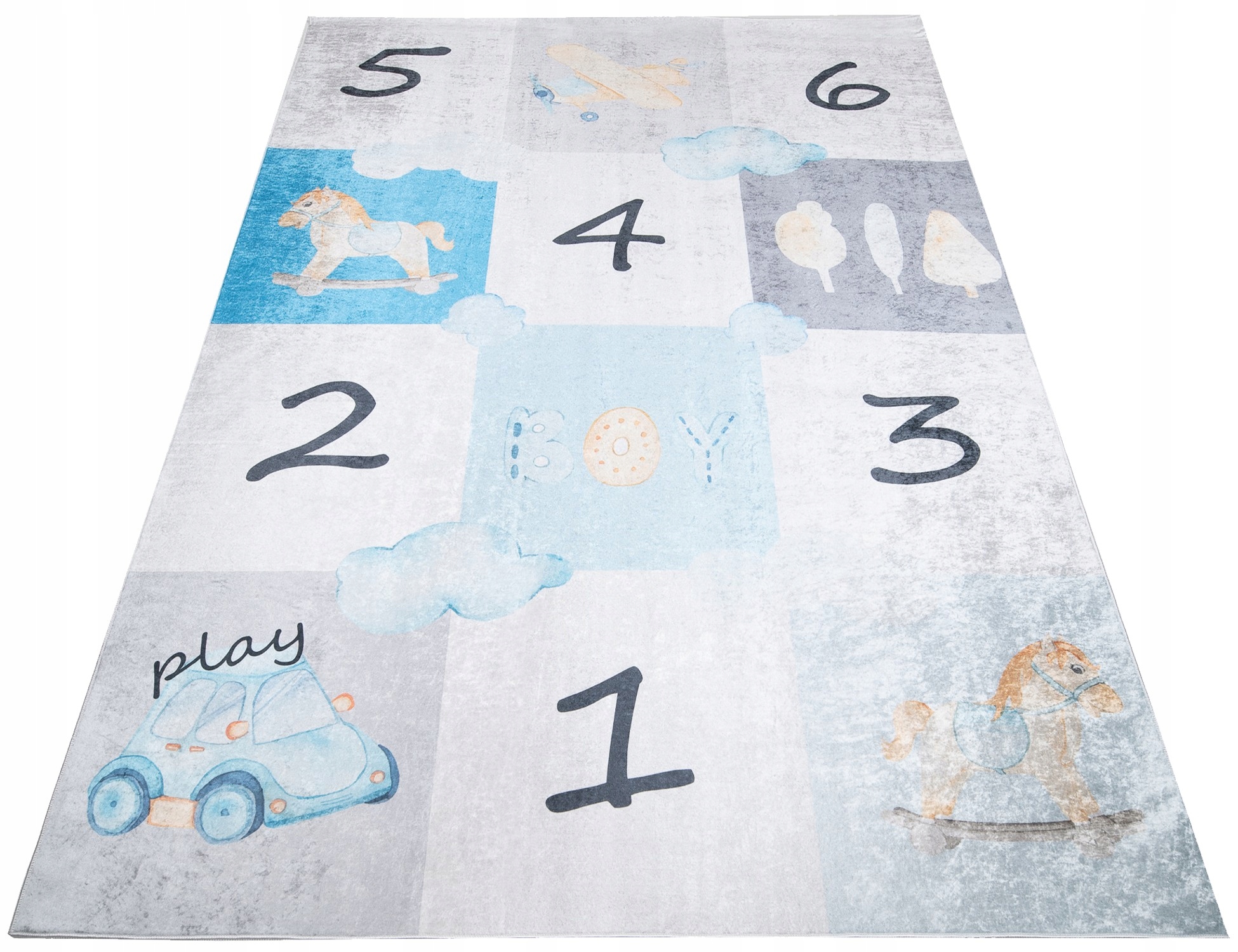 Koberec Barevný Dětský 160x230 Třídy Hra Koník