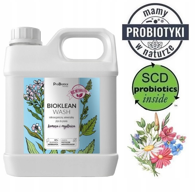 Mikroorganiczny Delikatny Płyn do prania ProBiotics BioKlean Wash 2L