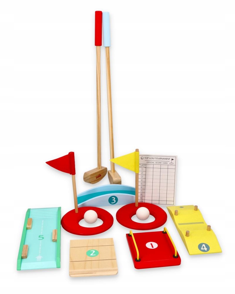 Zabawki dla dzieci Mini golf Gra drewniana Lelin Kod producenta L50180