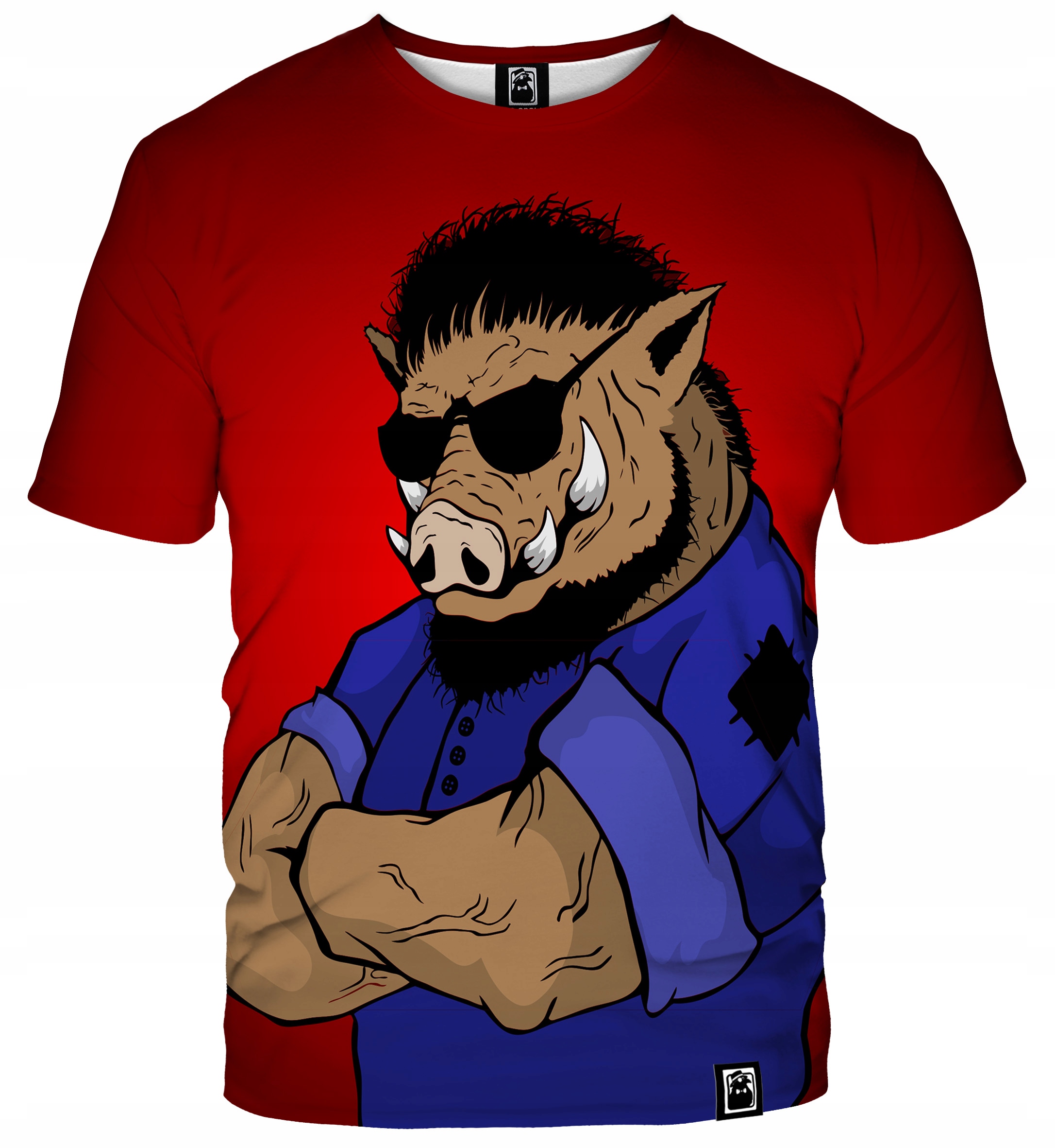 

M T-shirt Koszulka Fullprint Dr.crow Dziku 4XL