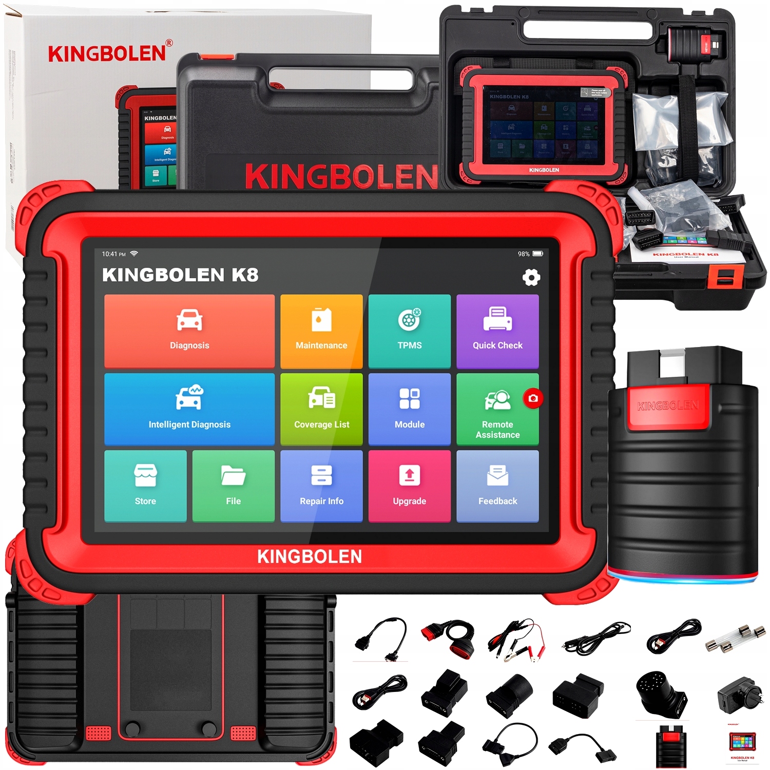 Diagnostický Nástroj OBD2 Profesionálny Univerzálny Full Kingbolen K8 Pl