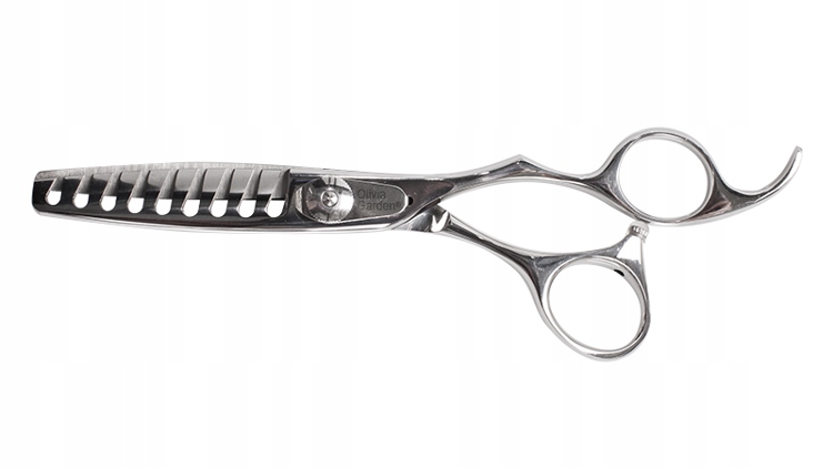 Olivia Garden TextureCut Nůžky na degáž 9 zubů s Pouzdro, SH-TC1PC-CH09T