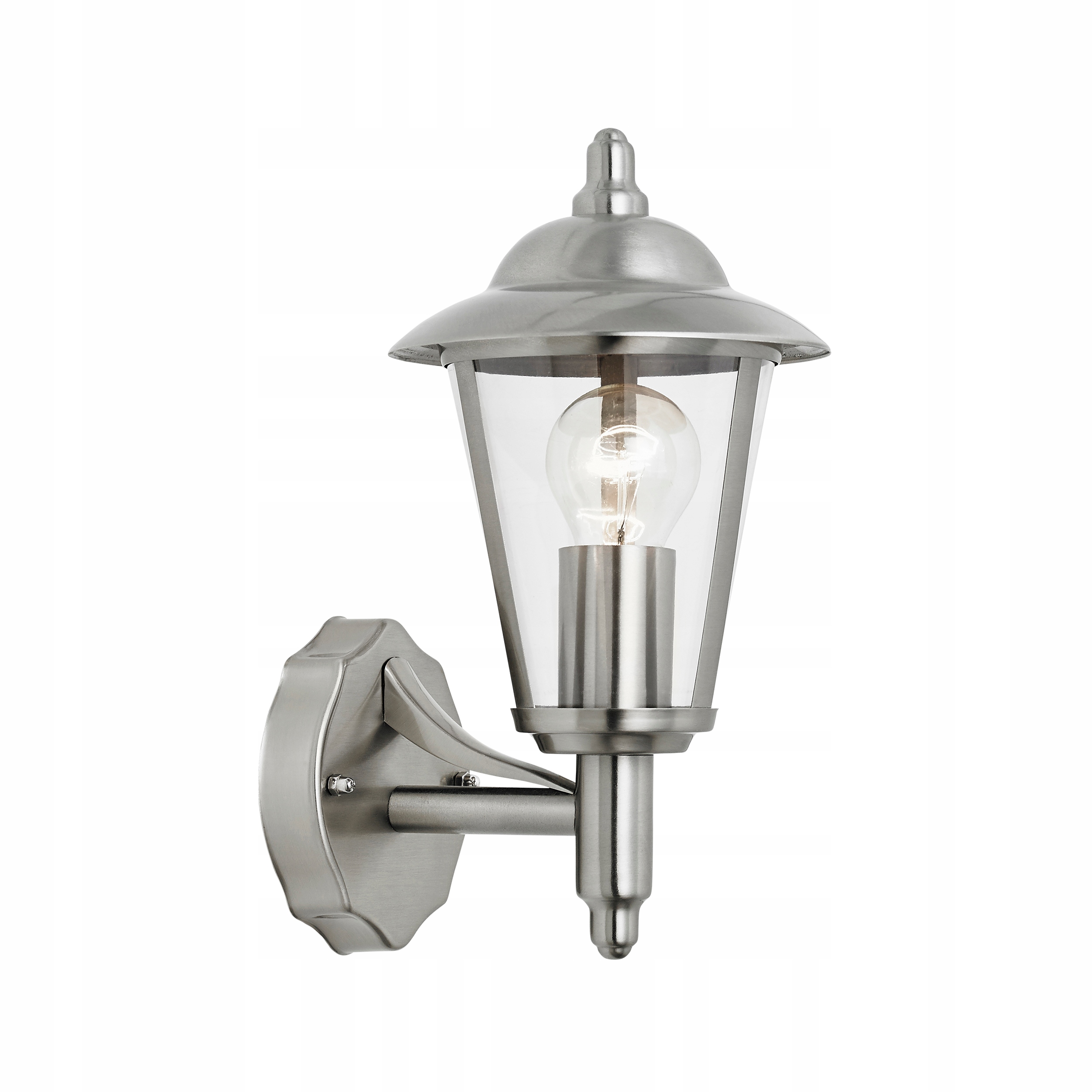 Endon Vonkajšie retro nástenné svietidlo strieborné IP44 1xE27 60W Maják Hora
