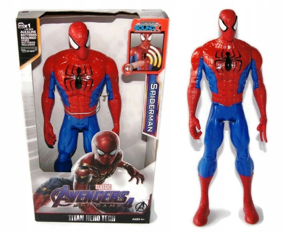 

Spiderman figurka 30cm Avengers dźwięk światło