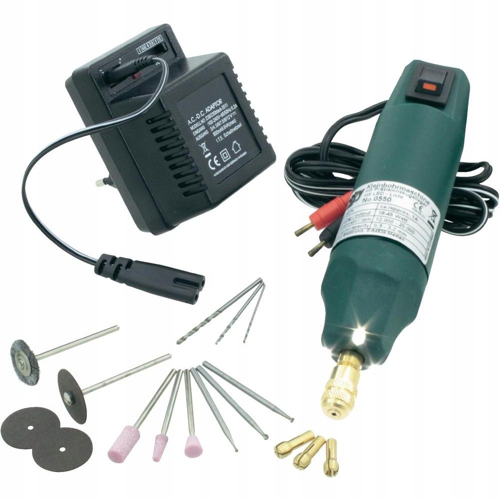 UM260.55 Miniatúrna vŕtačka 9-12V s kompletom k