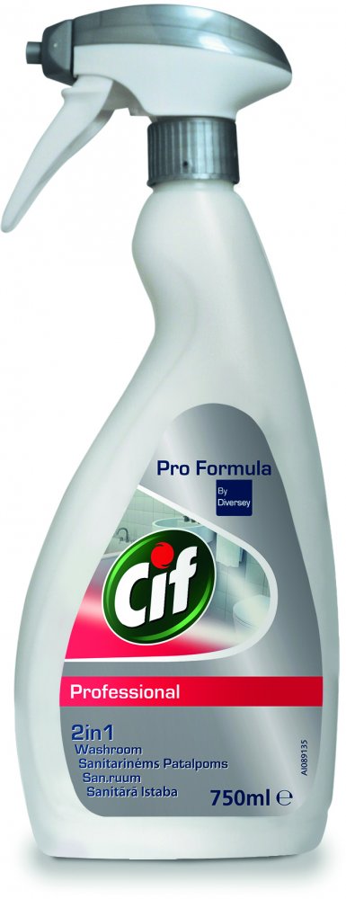 

Płyn do łazienek Cif Professional 2in1 0.75l