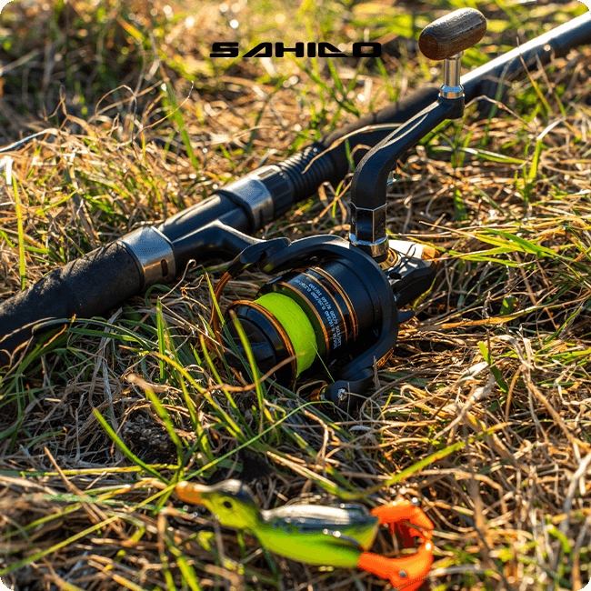 KOŁOWROTEK Z PRZEDNIM HAMULCEM SAHIDO SOLO 3000 SPINNING SPŁAWIK FEEDER Liczba łożysk kulkowych 9