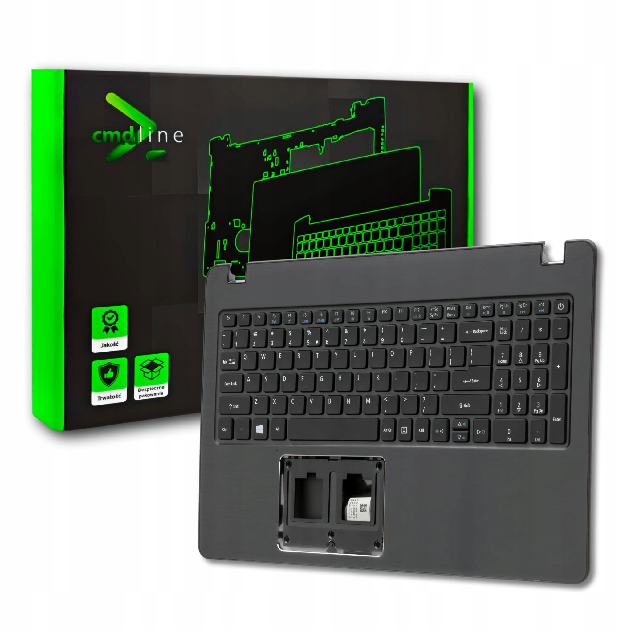 Palmrest Klawiatura Do Acer Aspire F5-573 F5-573G Led
