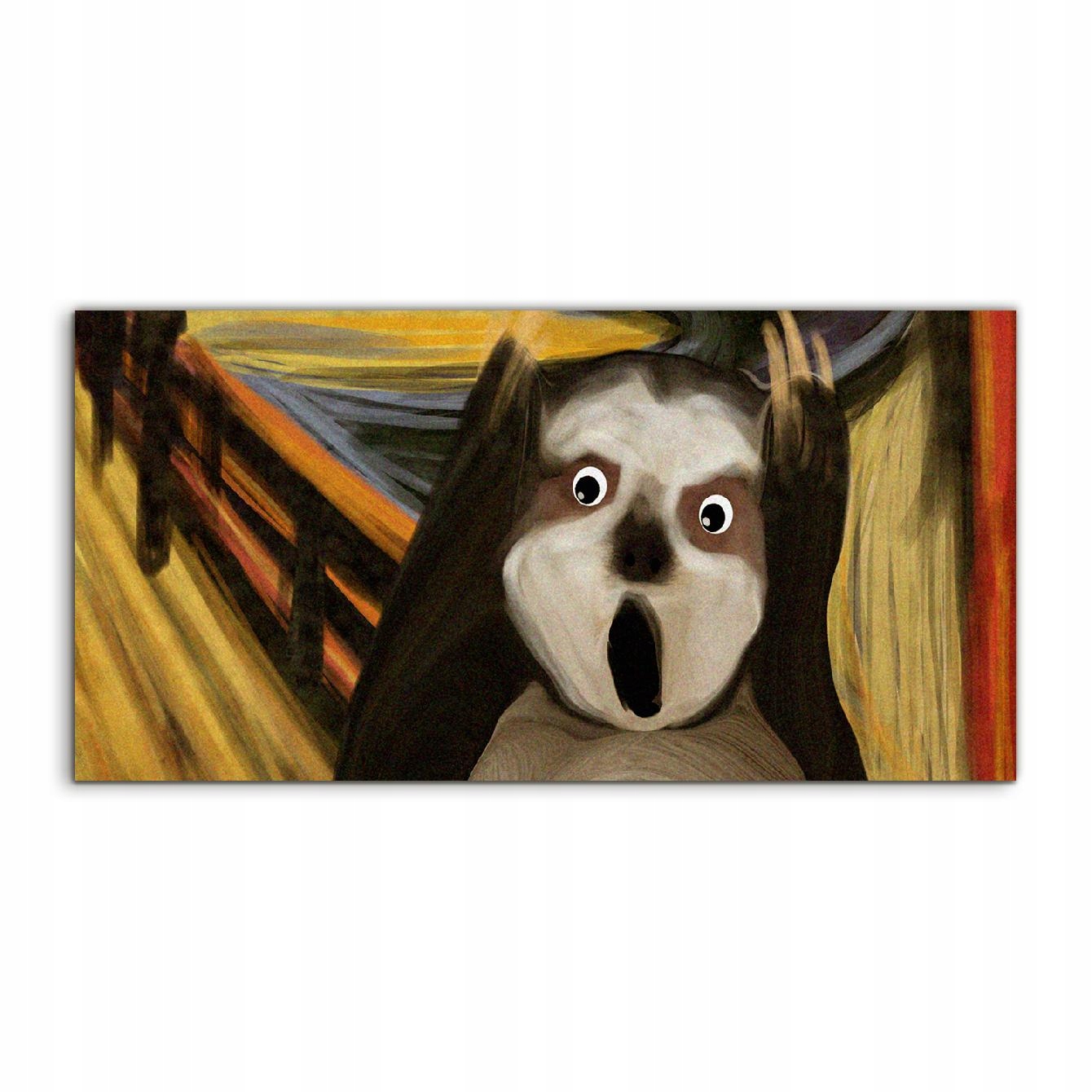 Obraz 100x50 Moderný Krik Umenie na stenu