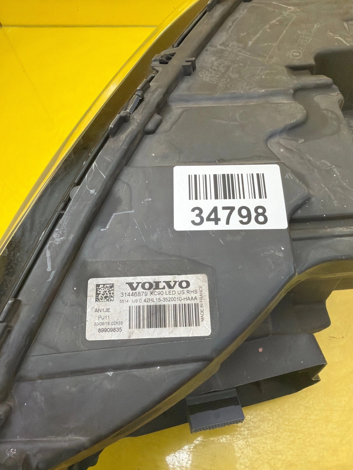 light right front Volvo XC90 II Full Led USA 31446879