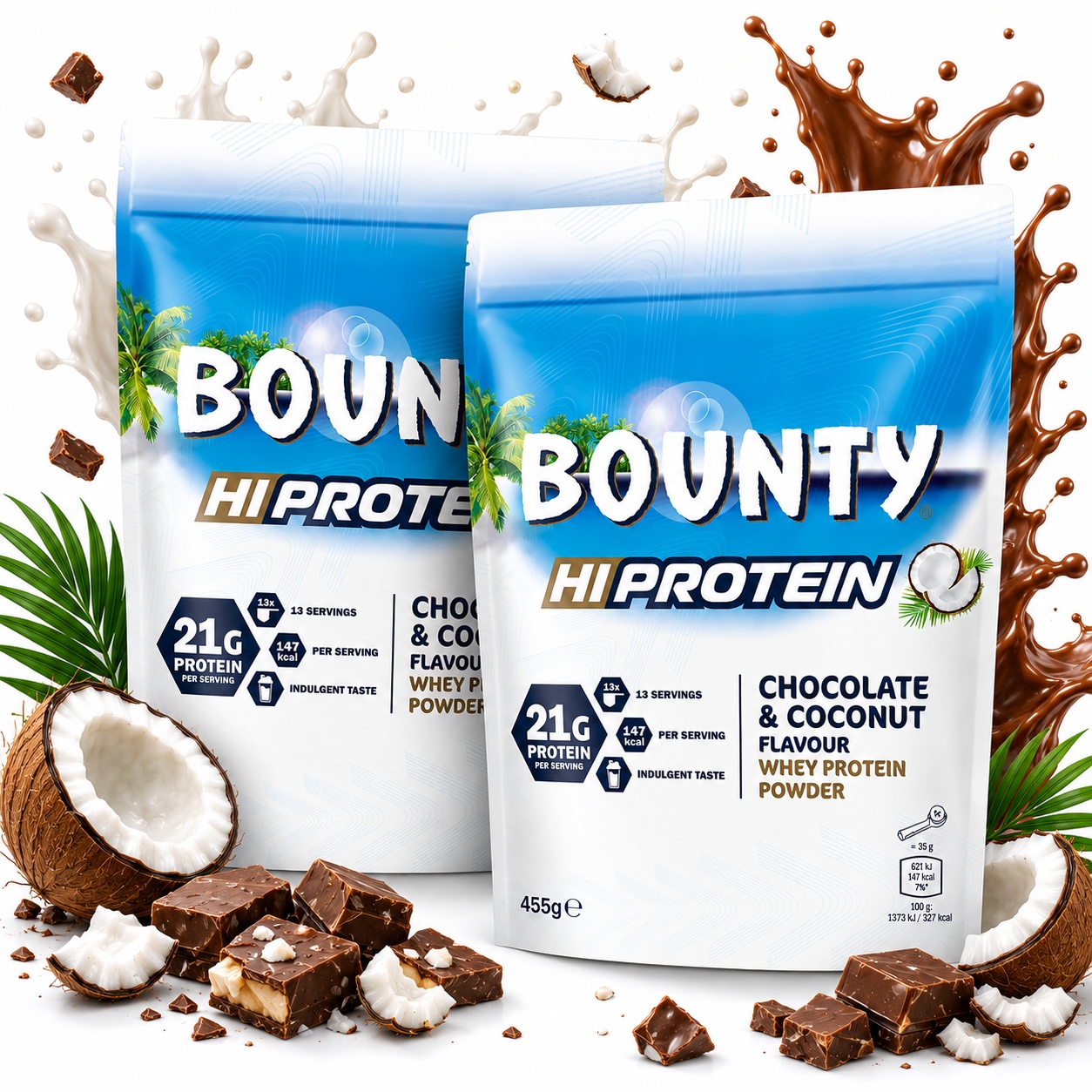 Mars Bounty Hi Protein Powder 455 g kokosová příchuť, koncentrát koncentrátu